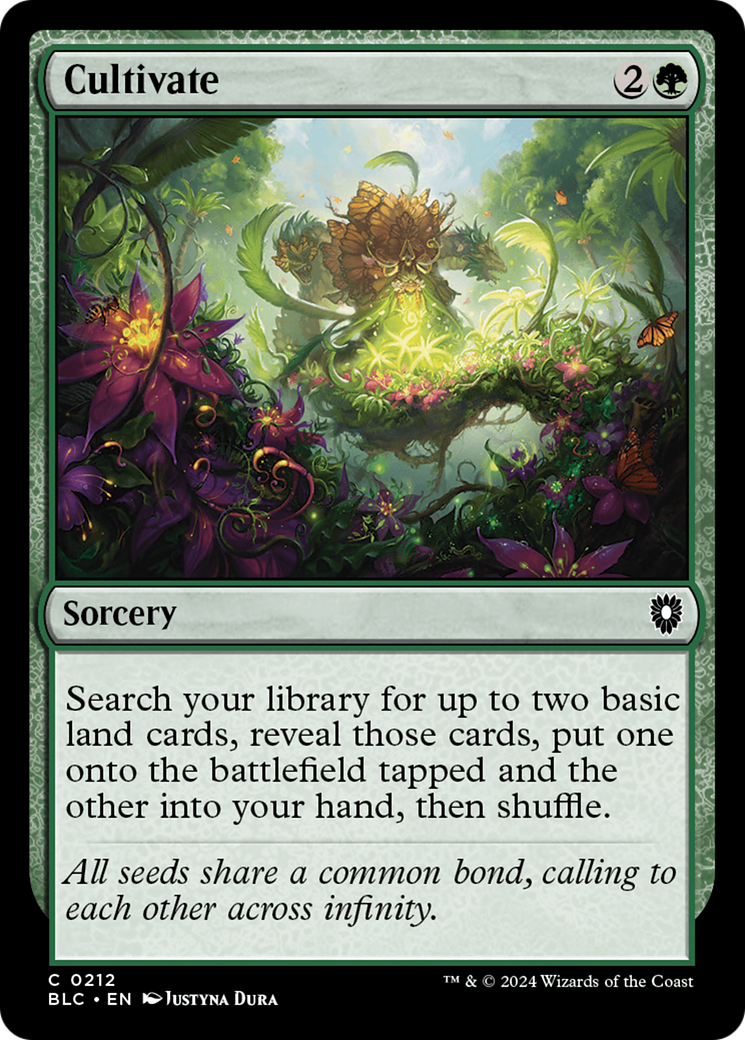 Cultivate (BLC-212) - Bloomburrow Commander