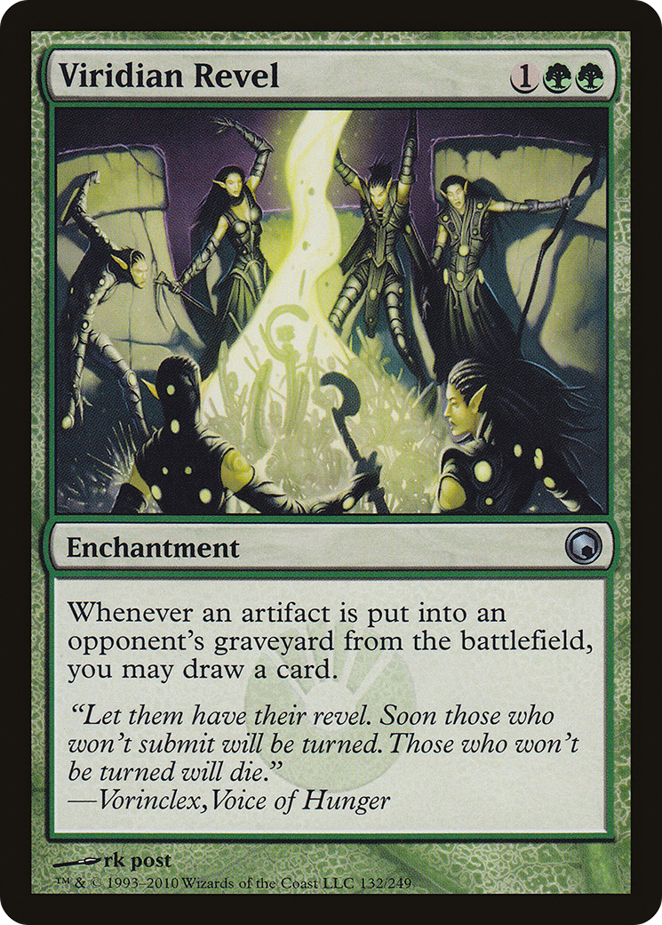 Viridian Revel (SOM-132) - Scars of Mirrodin