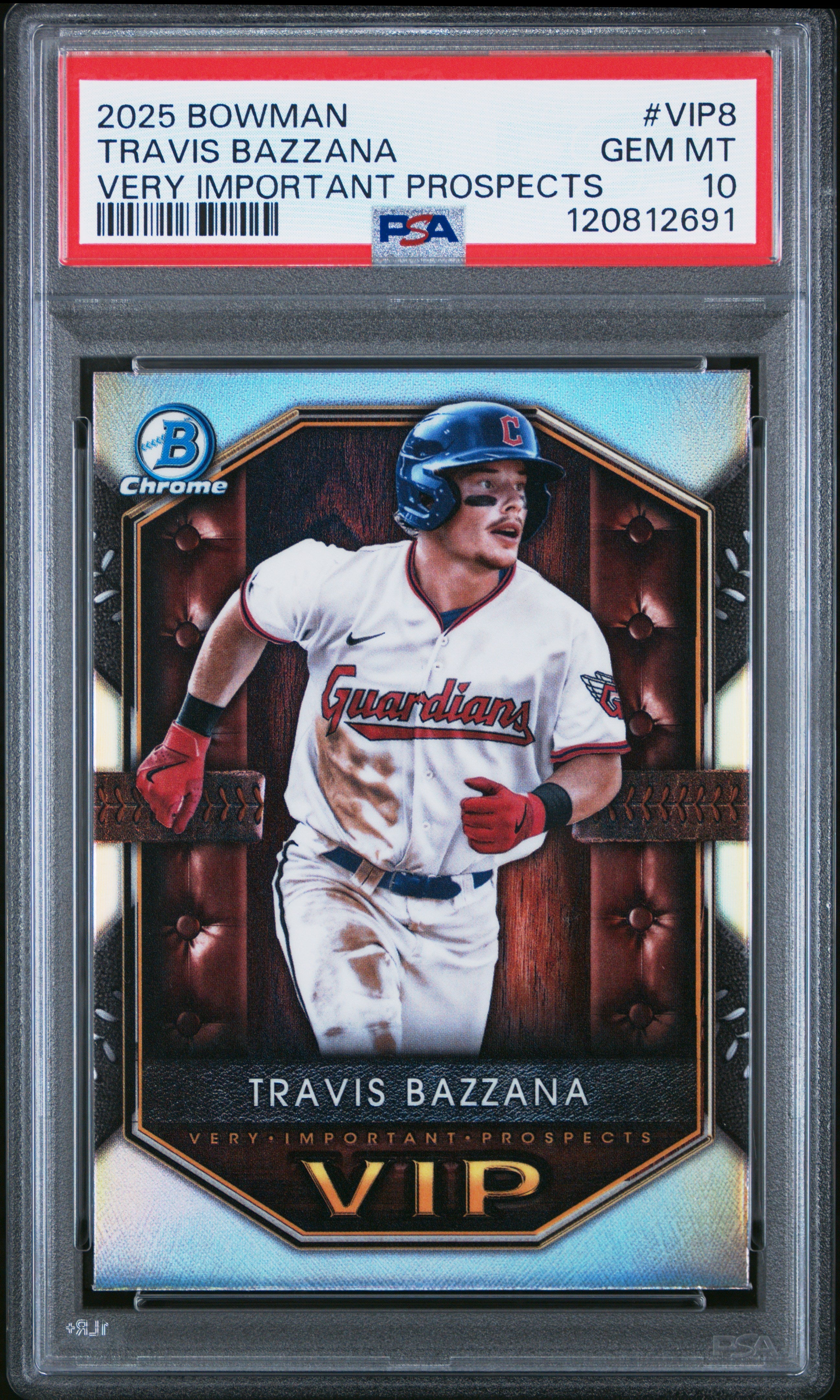 Graded 2025 Topps Bowman Travis Bazzana #VIP8 Very Important Prospects Rookie RC Baseball Card PSA 10 Gem Mint