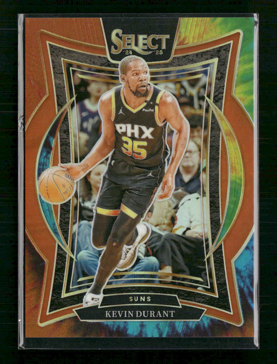 Kevin Durant 2024-25 Panini Select #51 Tie-Dye Prizm #/25