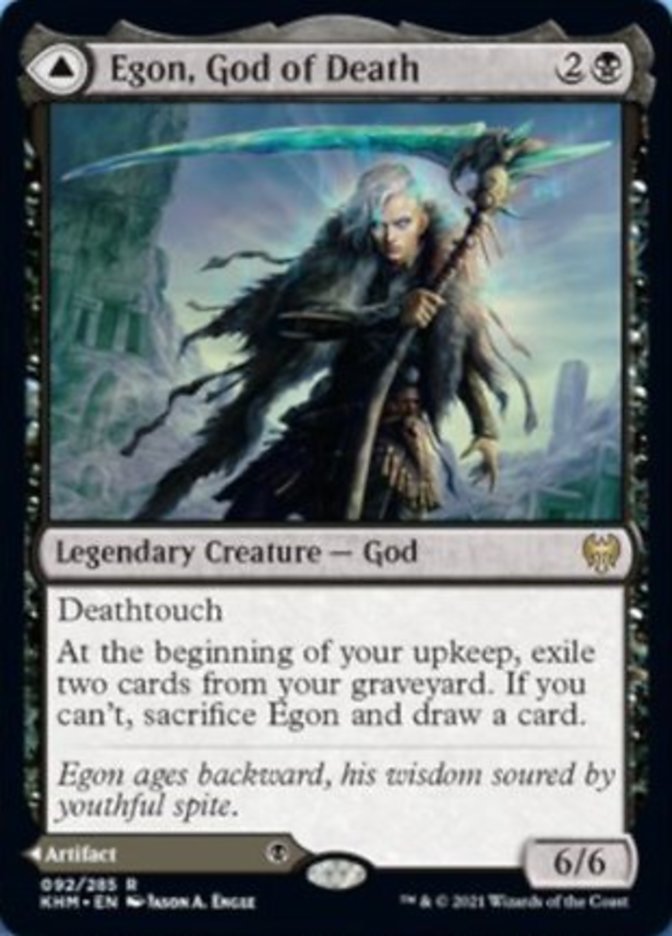 Egon, God of Death // Throne of Death (KHM-092) - Kaldheim Foil