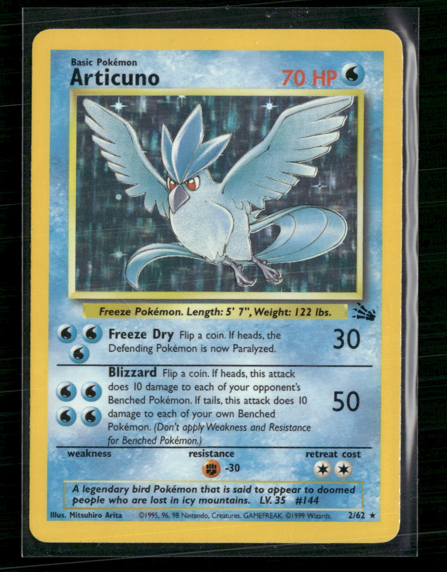Articuno (2) Fossil #02/62