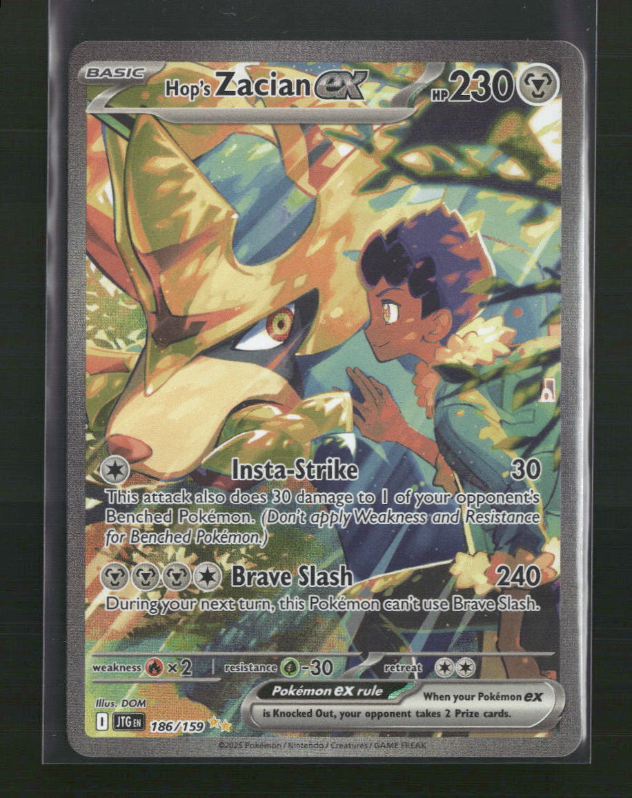 Hop's Zacian ex SV09: Journey Together #186/159