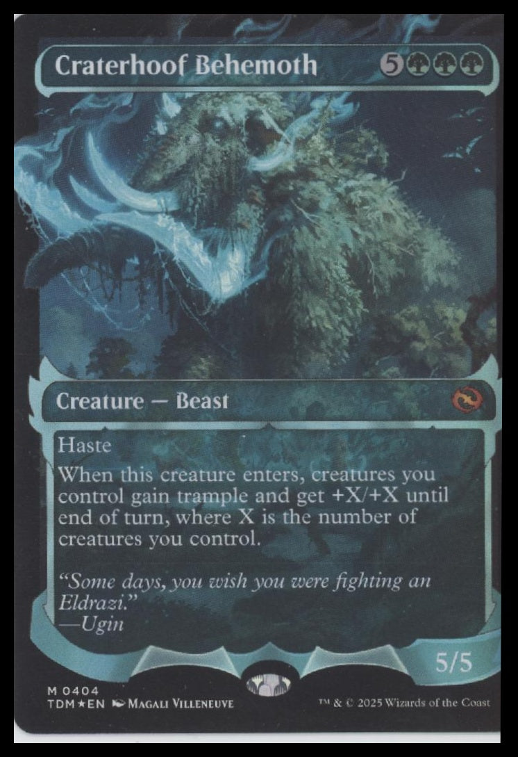Craterhoof Behemoth (Showcase) Tarkir: Dragonstorm #404