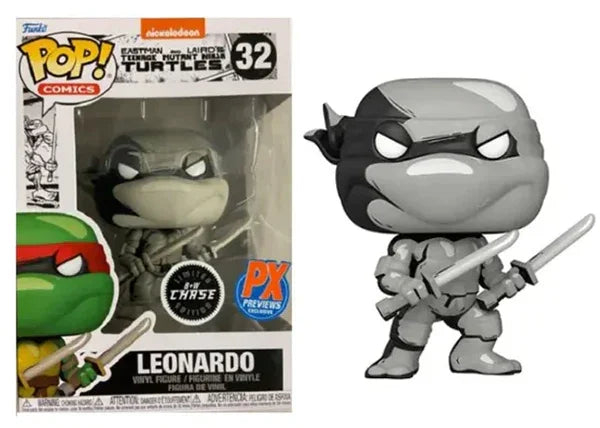 Leonardo (Black & White, Comics, Teenage Mutant Ninja Turtles) 32 - Previews Exclusive **Chase**