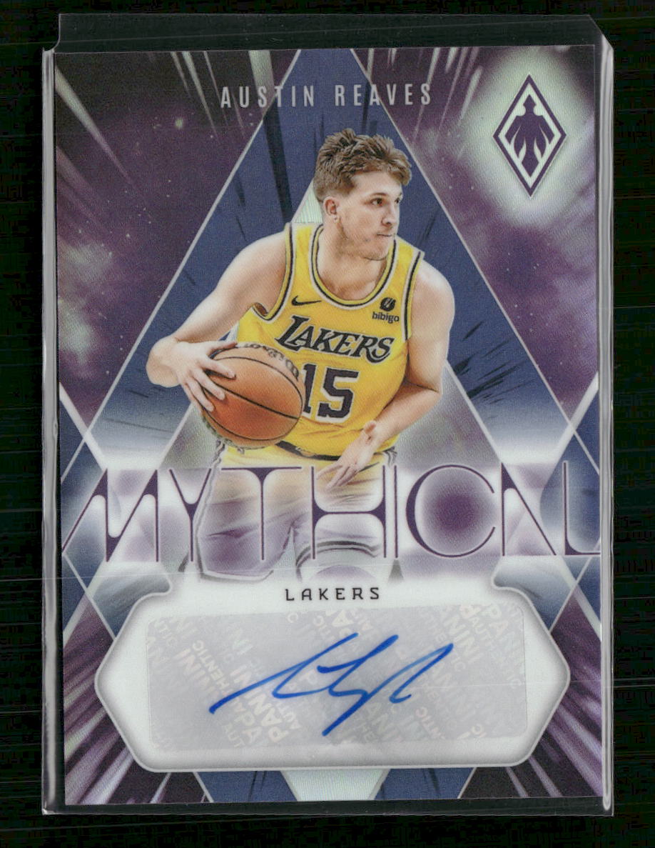 Austin Reaves 2023-24 Panini Phoenix #MA-ARB Mythical Autographs Blue