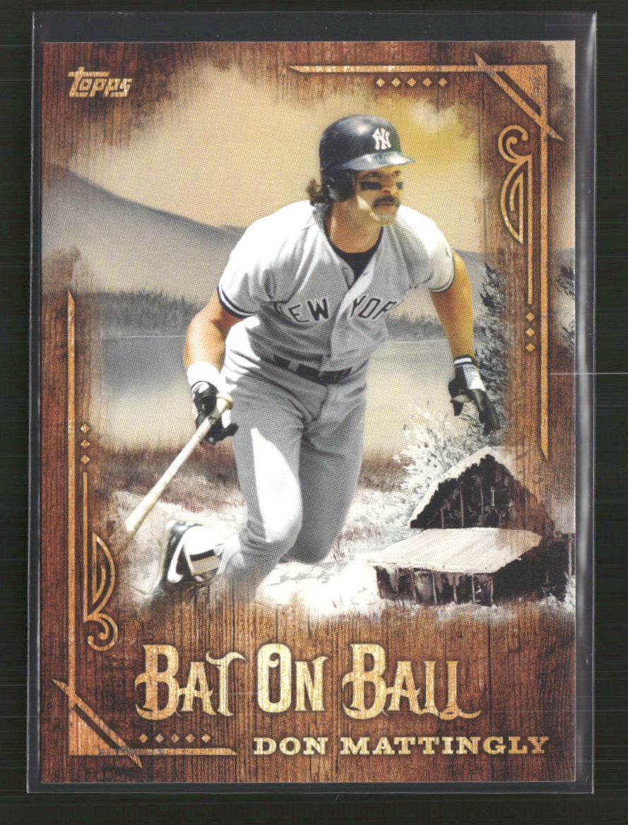 Don Mattingly 2025 Topps x Bob Ross: The Joy of Baseball #BOB-17 Bat On Ball