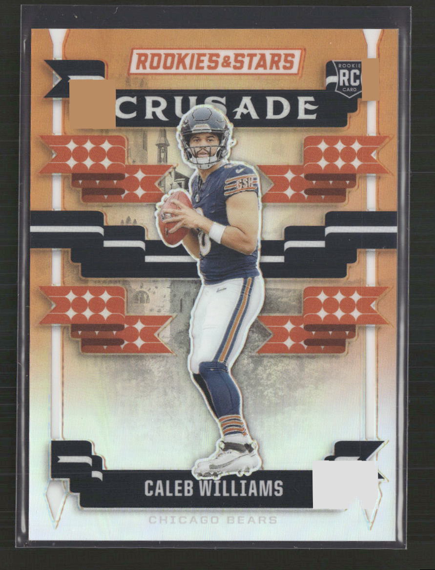 Caleb Williams 2024 Panini Rookies & Stars #C-CWS Crusade Orange #/25