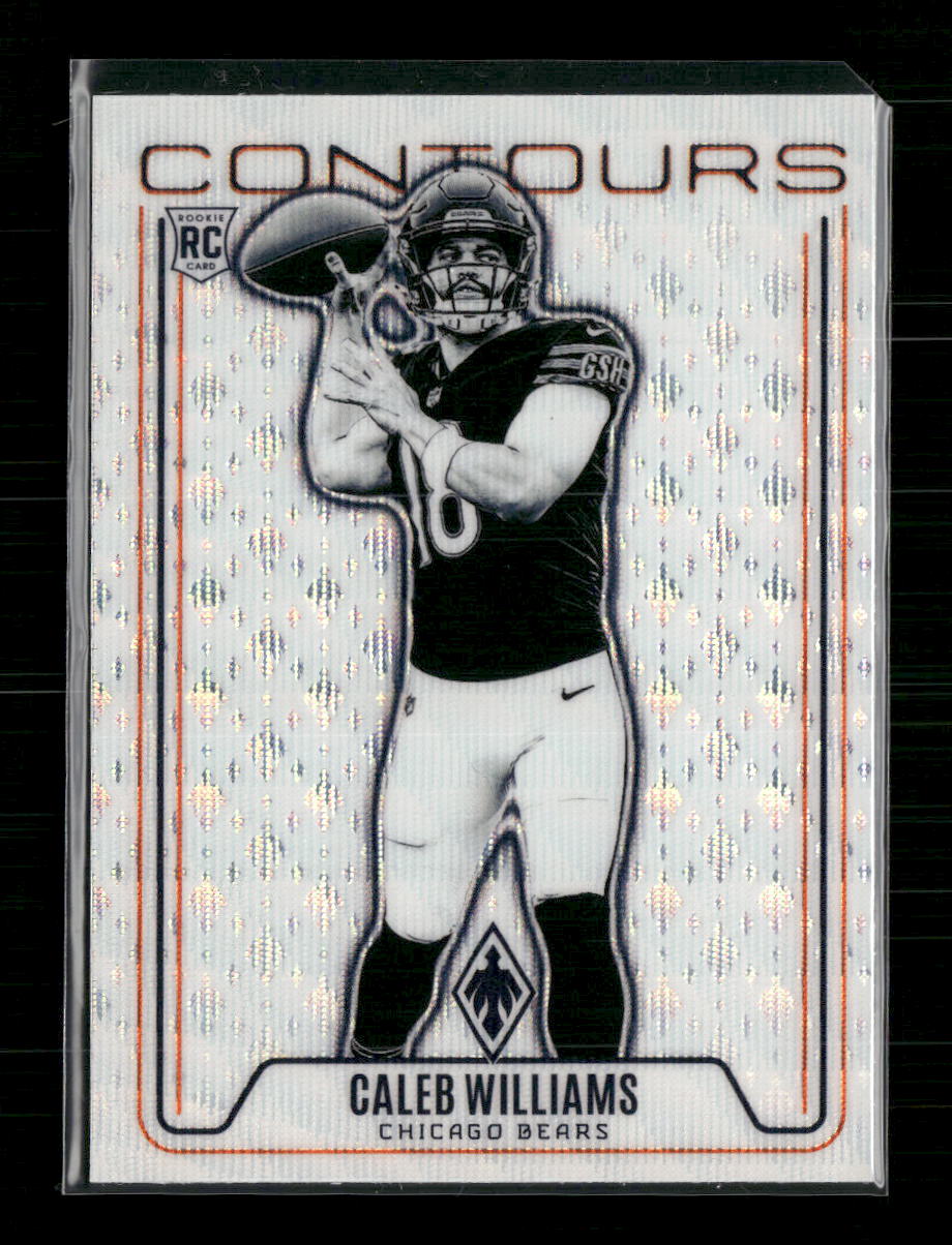 Caleb Williams 2024 Panini Phoenix #CON-CWS Contours Silver