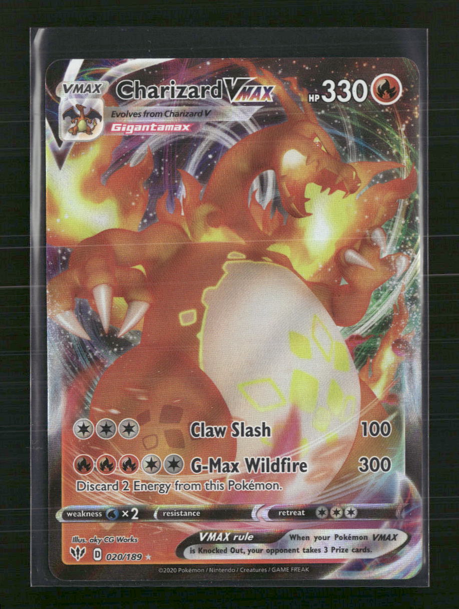 Charizard VMAX SWSH03: Darkness Ablaze #020/189