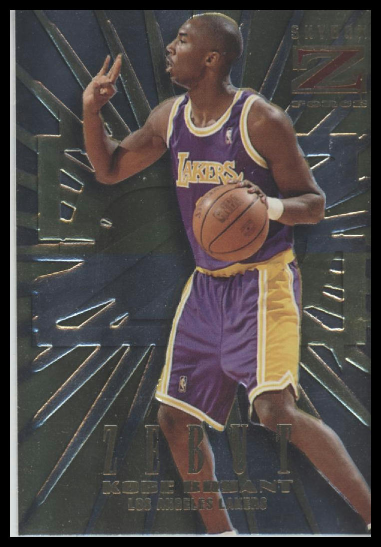 Kobe Bryant 1996-97 SkyBox Z-Force #3 Force - Zebut