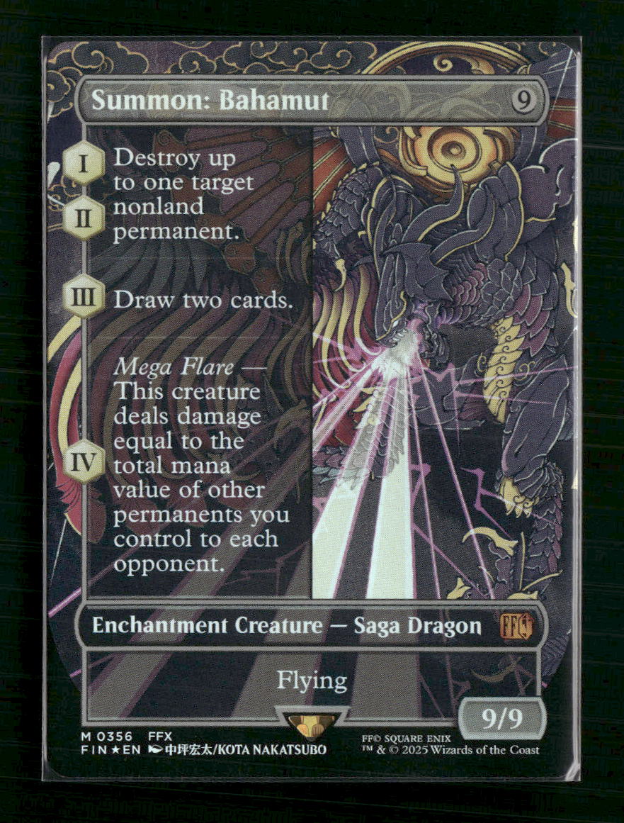 Summon: Bahamut (Borderless) FINAL FANTASY #356