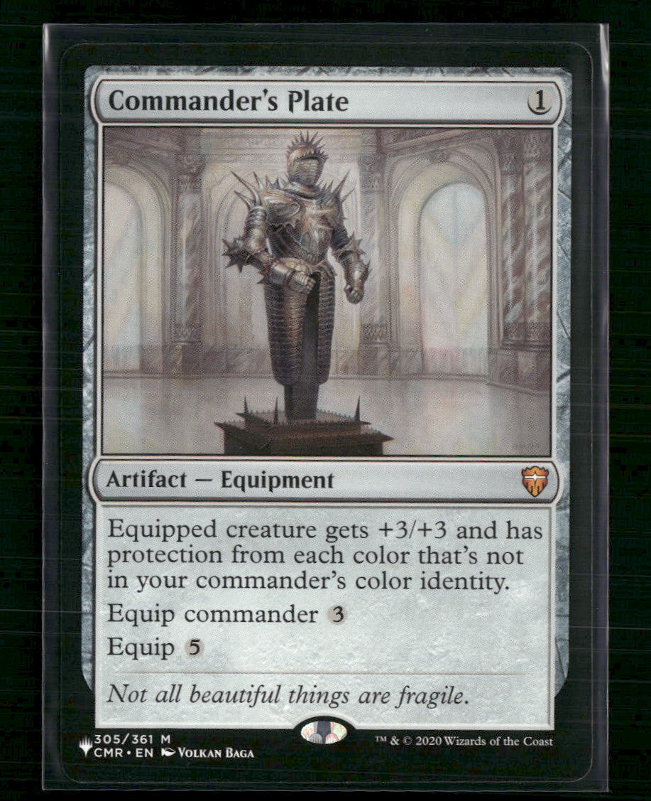 Commander's Plate Commander Legends #305