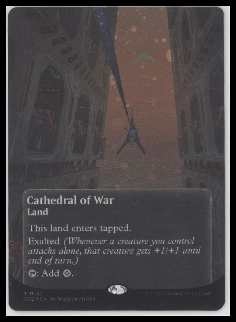 Cathedral of War (0141) (Borderless) (Galaxy Foil)