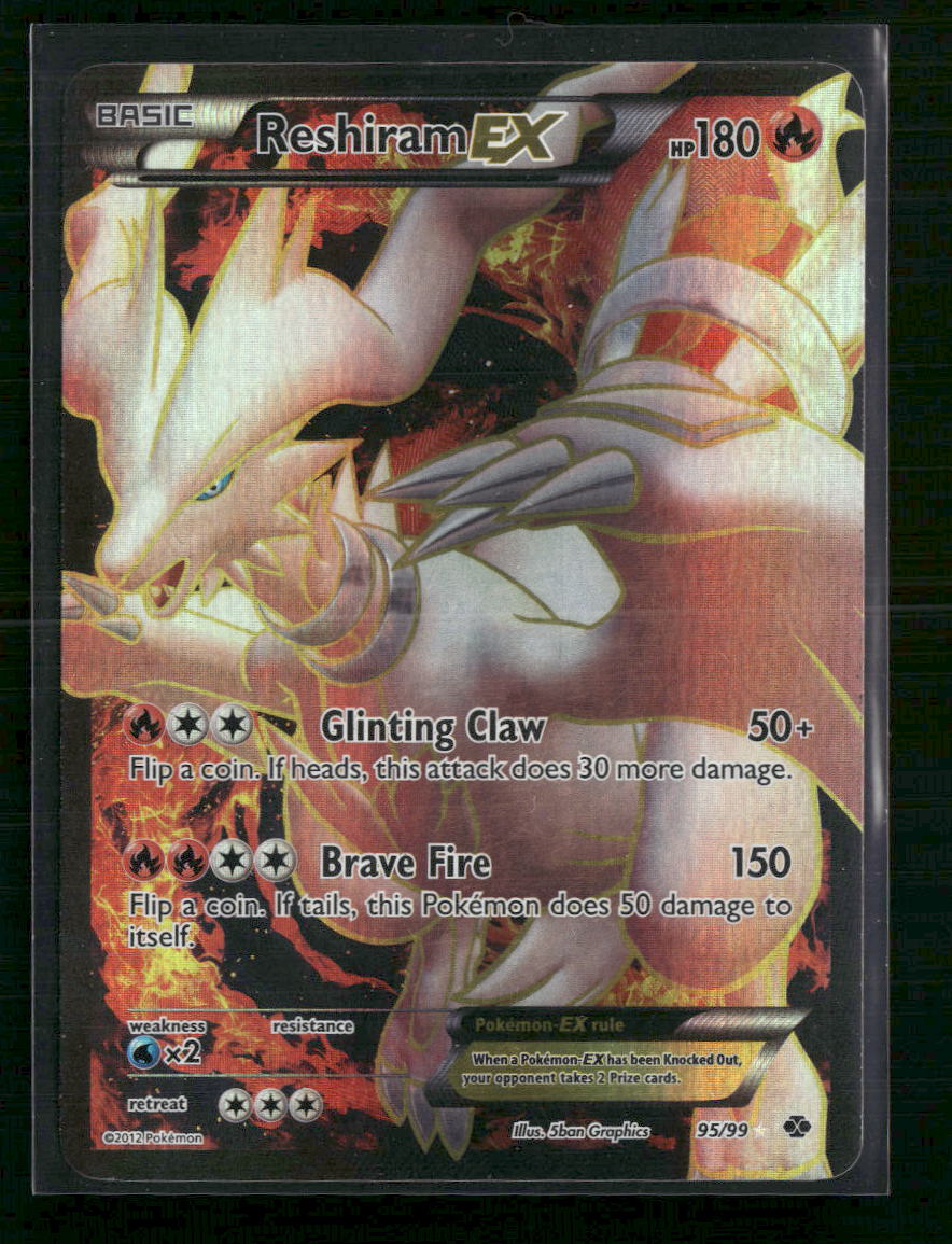 Reshiram EX (95 Full Art) Next Destinies #95/99