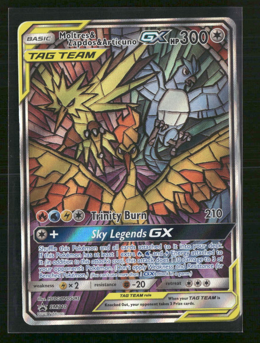 Moltres & Zapdos & Articuno GX SM Promos #SM210