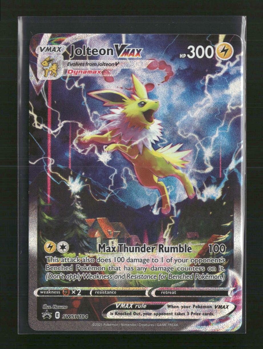 Jolteon VMAX SWSH: Sword & Shield Promo Cards #SWSH184