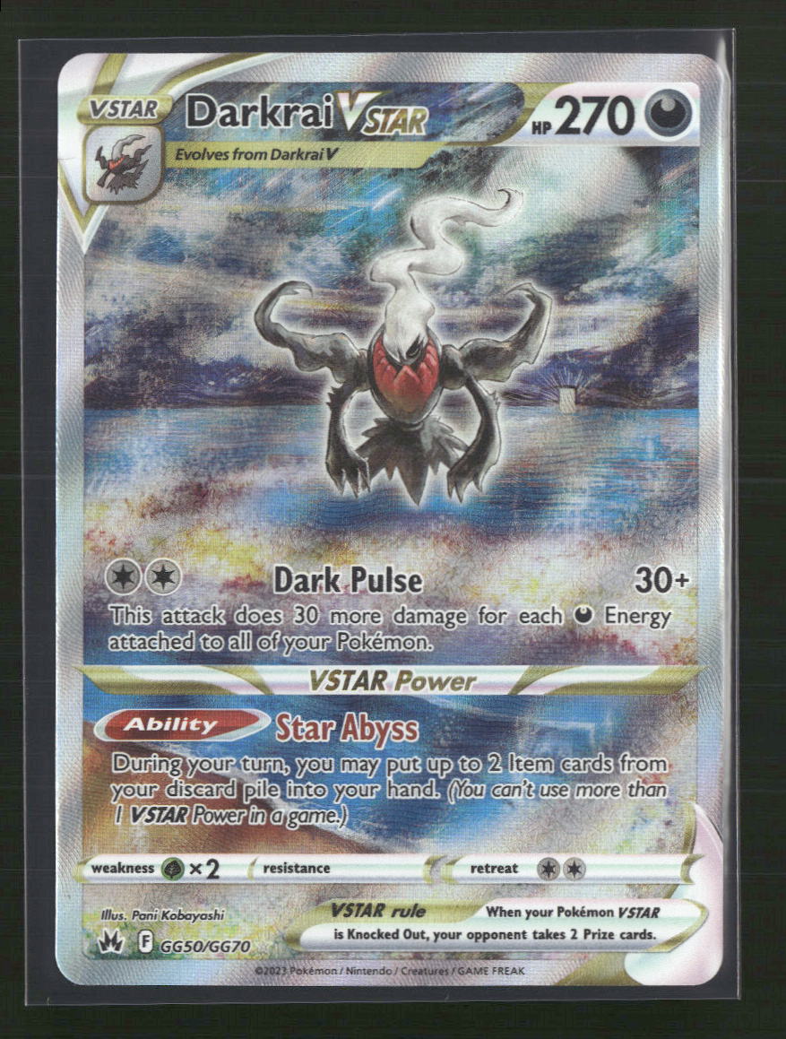 Darkrai VSTAR Crown Zenith: Galarian Gallery #GG50/GG70