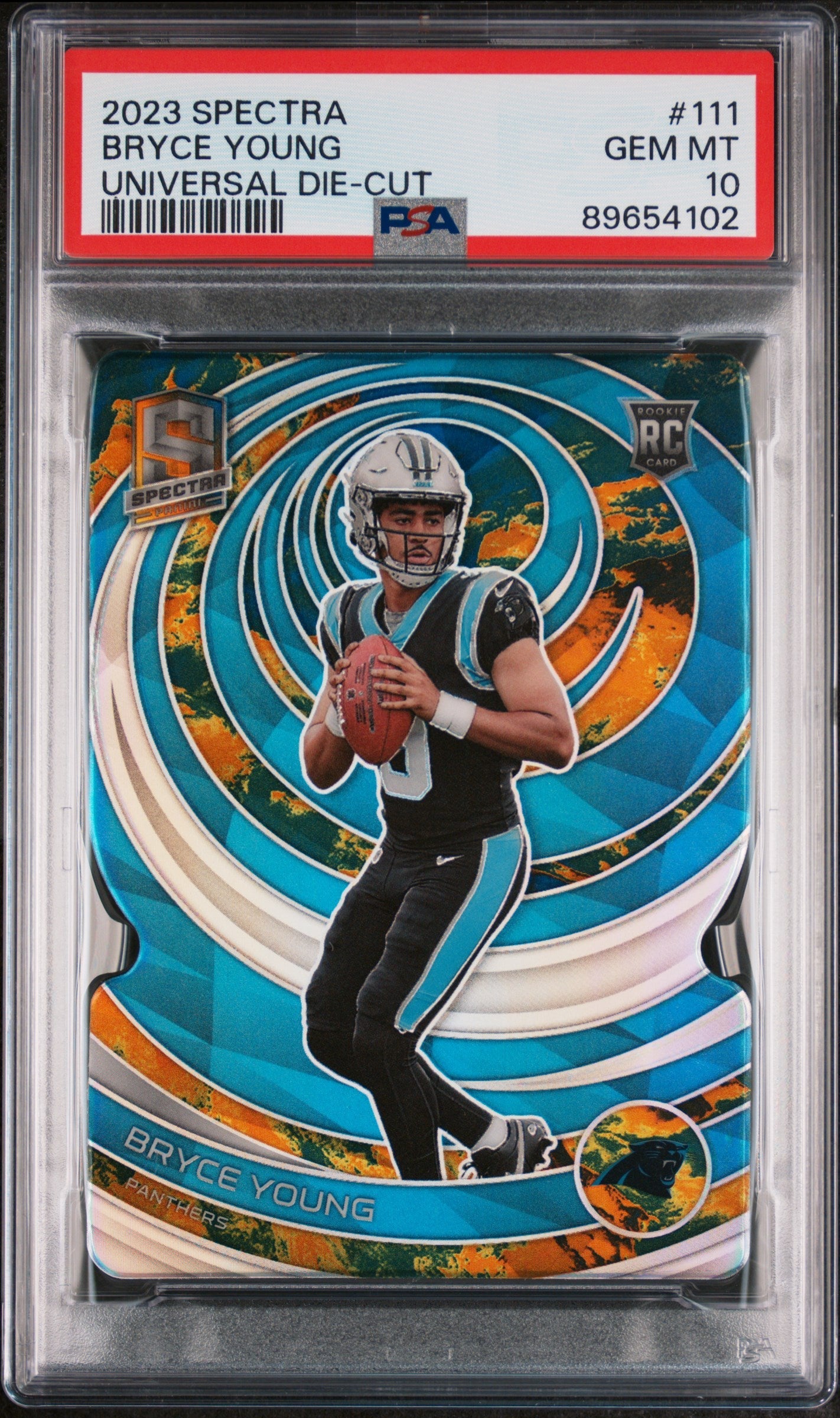 Bryce Young 2023 Panini Spectra #111 Universal Die-Cut PSA 10