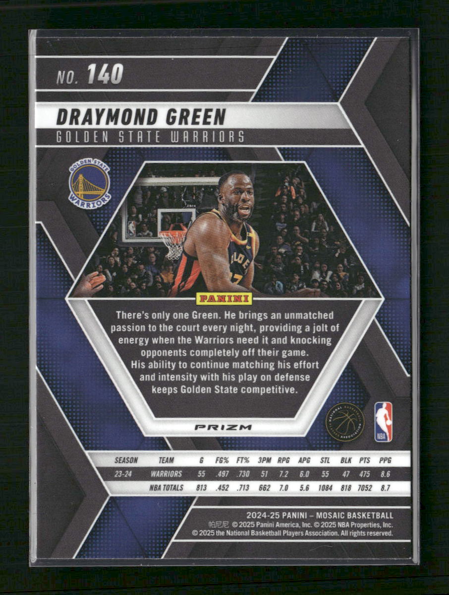 Draymond Green 2024-25 Panini Mosaic #140 Genesis Mosaic