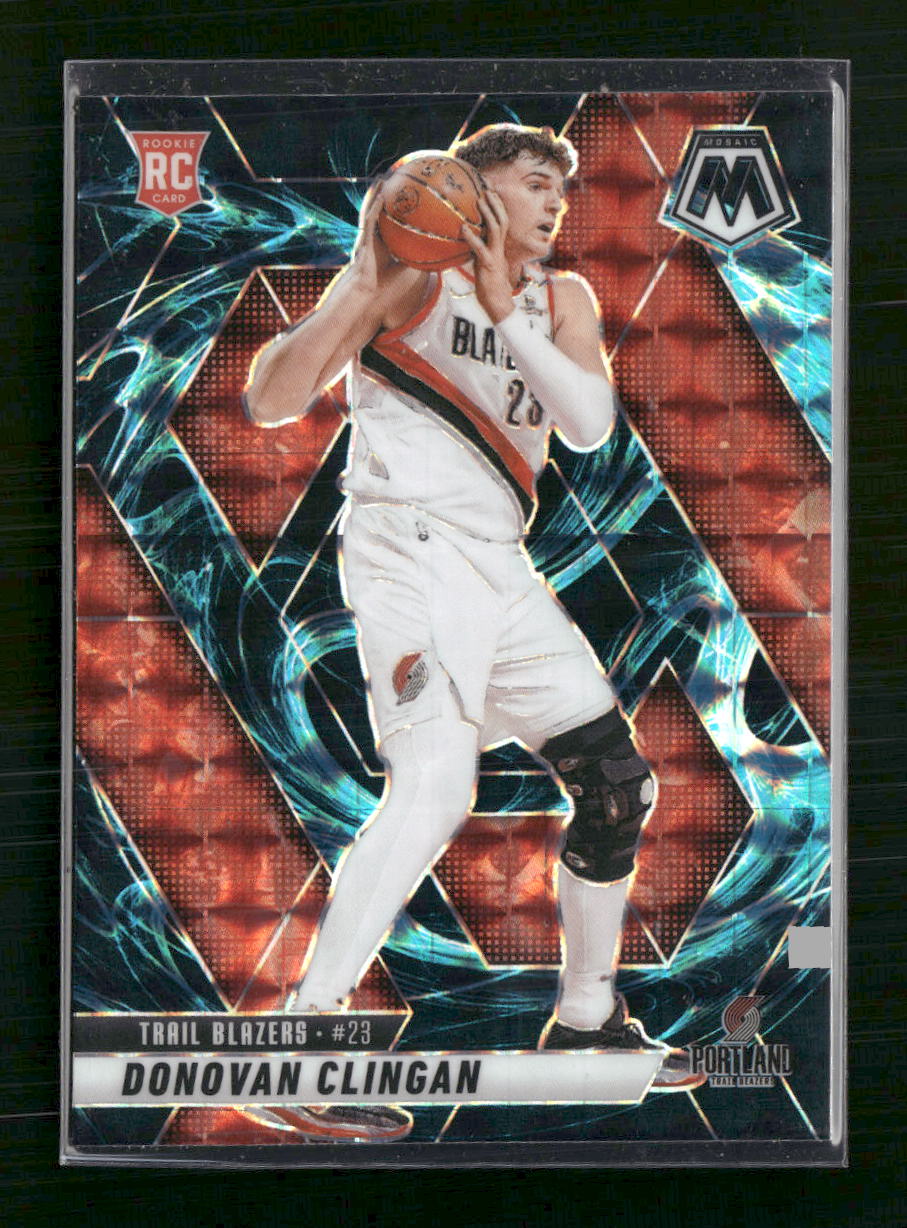 Donovan Clingan 2024-25 Panini Mosaic #246 Genesis Mosaic
