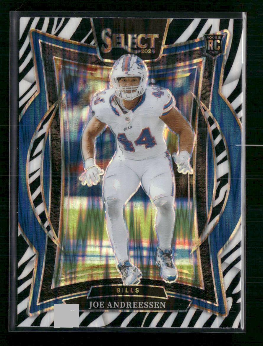 Joe Andreessen 2024 Panini Select #20 Zebra Prizm Shock