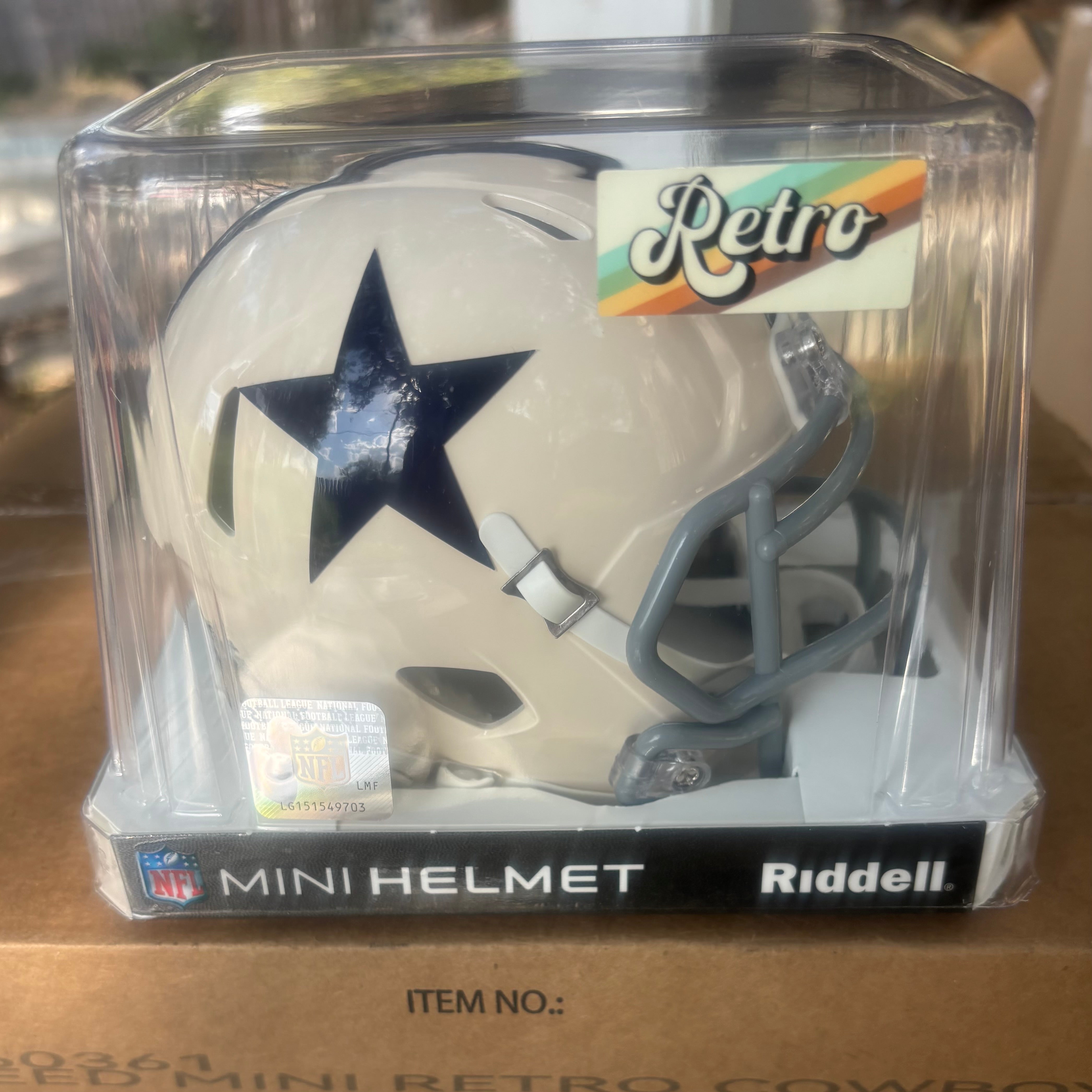 Dallas Cowboys Speed Mini Football Helmet RETRO - NFL