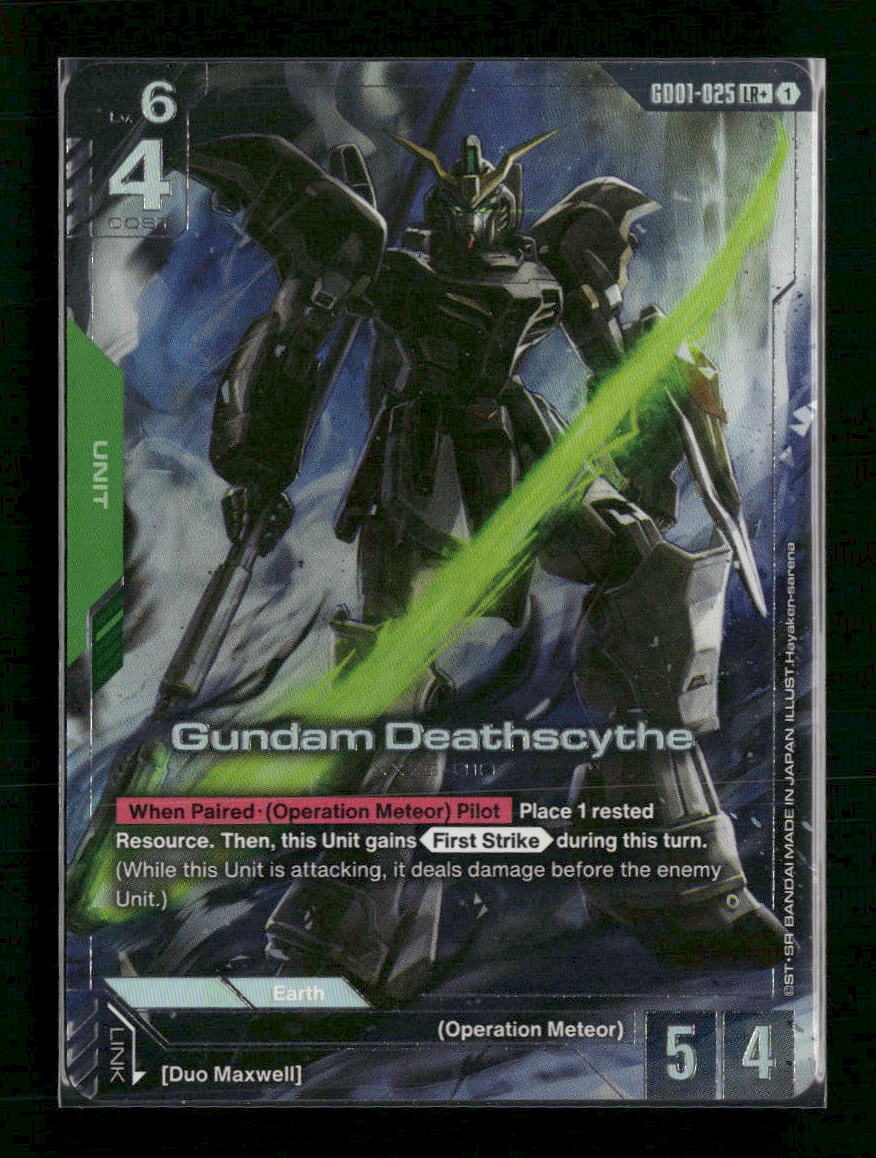 Gundam Deathscythe (GD01-025) (LR+) - Newtype Rising (GD01)