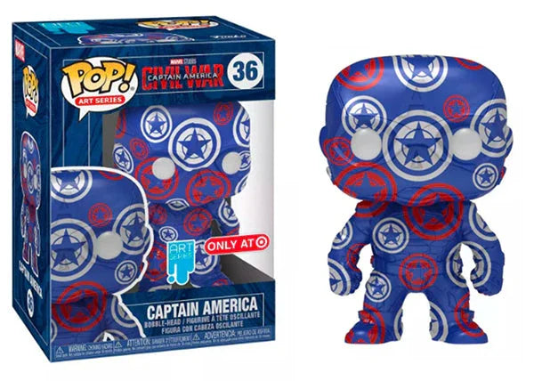 Captain America (Blue, The Avengers, Artist Series, No Stack) 36 - Target Exclusive
