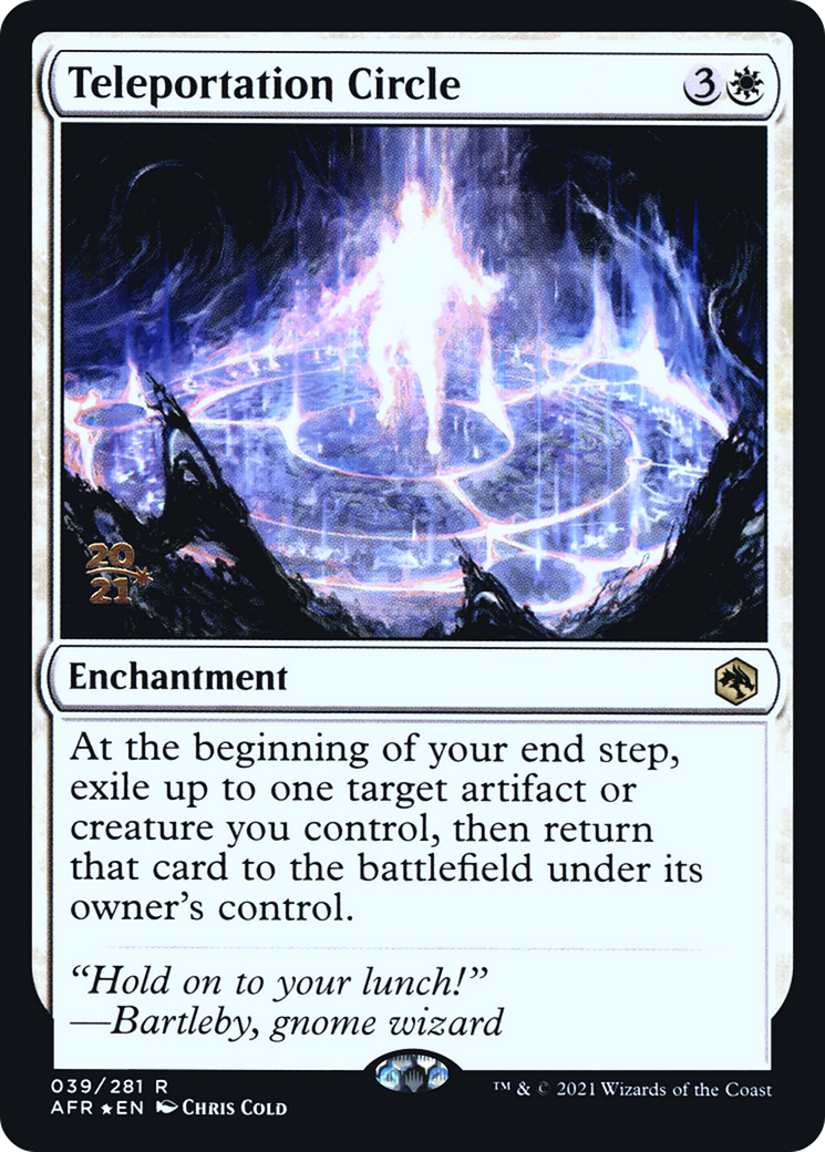 Teleportation Circle (PRE-39S) - Adventures in the Forgotten Realms Promos Foil