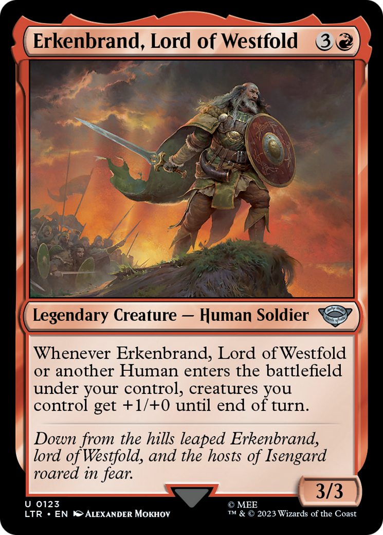 Erkenbrand, Lord of Westfold (LTR-123) - The Lord of the Rings: Tales of Middle-earth