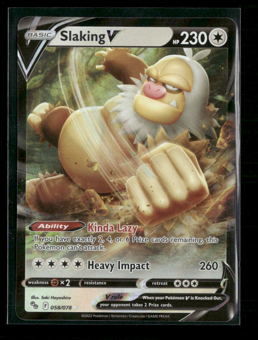 Pokemon GO Slaking V #058/078