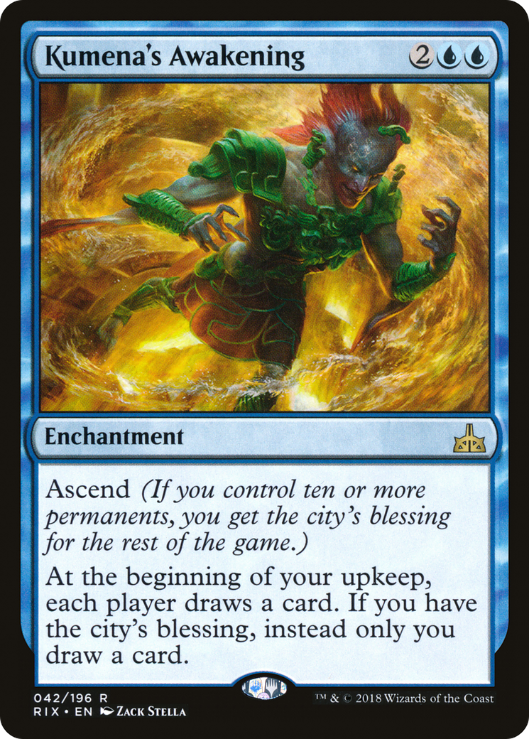 Kumena's Awakening (RIX-042) - Rivals of Ixalan