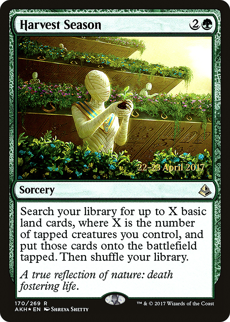 Harvest Season (PRE-170S) - Amonkhet Promos Foil