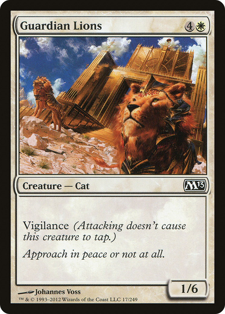 Guardian Lions (M13-017) - Magic 2013