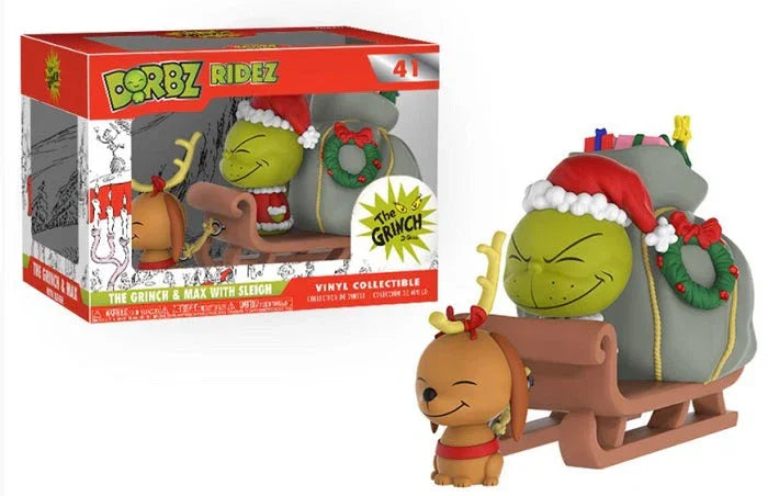 Dorbz Ridez The Grinch & Max w/ Sleigh (Dr. Seuss) 41
