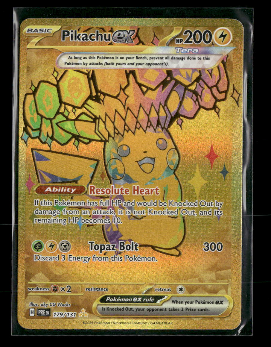 SV: Prismatic Evolutions Pikachu ex Holo #179/131