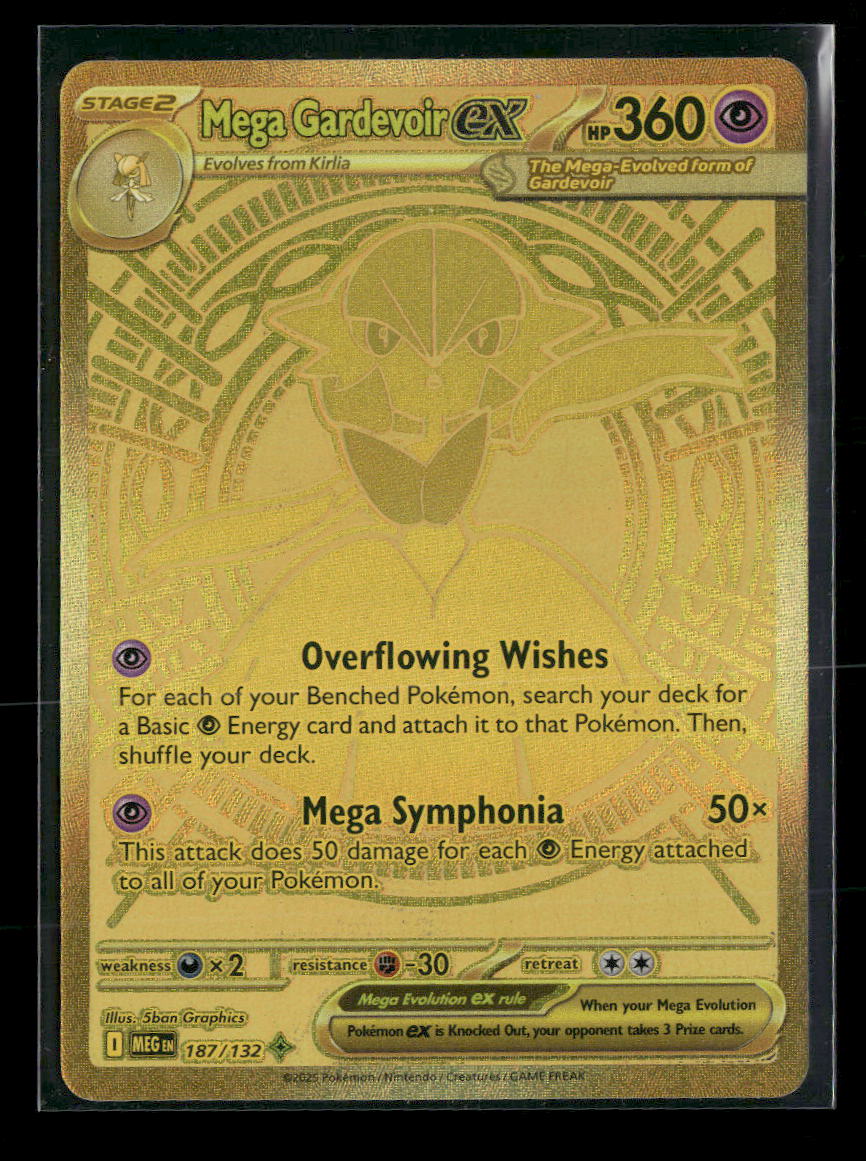 ME01: Mega Evolution Mega Gardevoir ex Holo #187/132