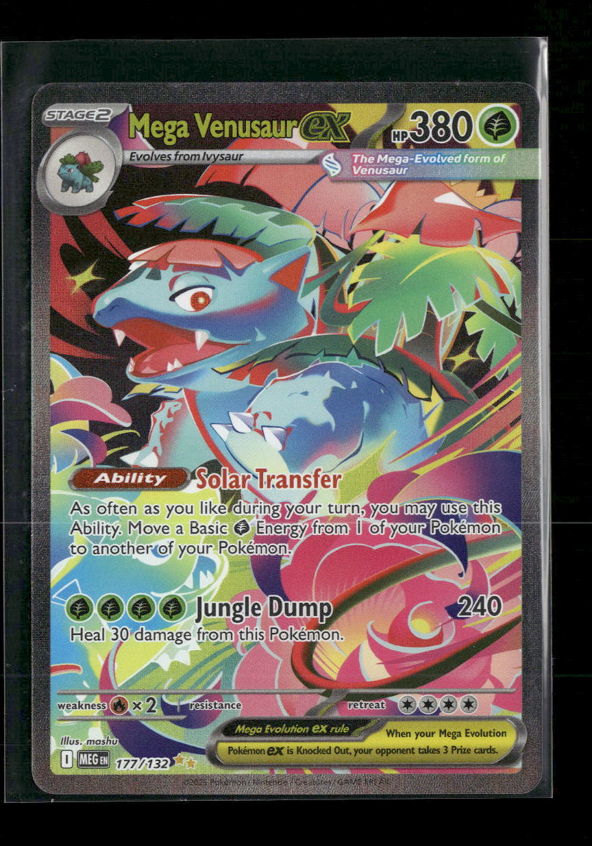 ME01: Mega Evolution Mega Venusaur ex Holo #177/132