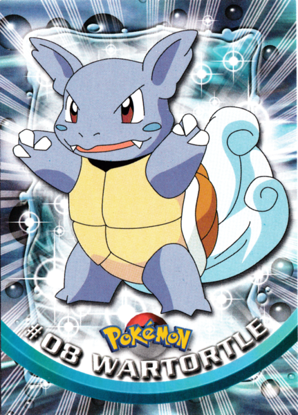 Wartortle (08) [Topps TV Animation Edition Series 1 (Fourth Print)]