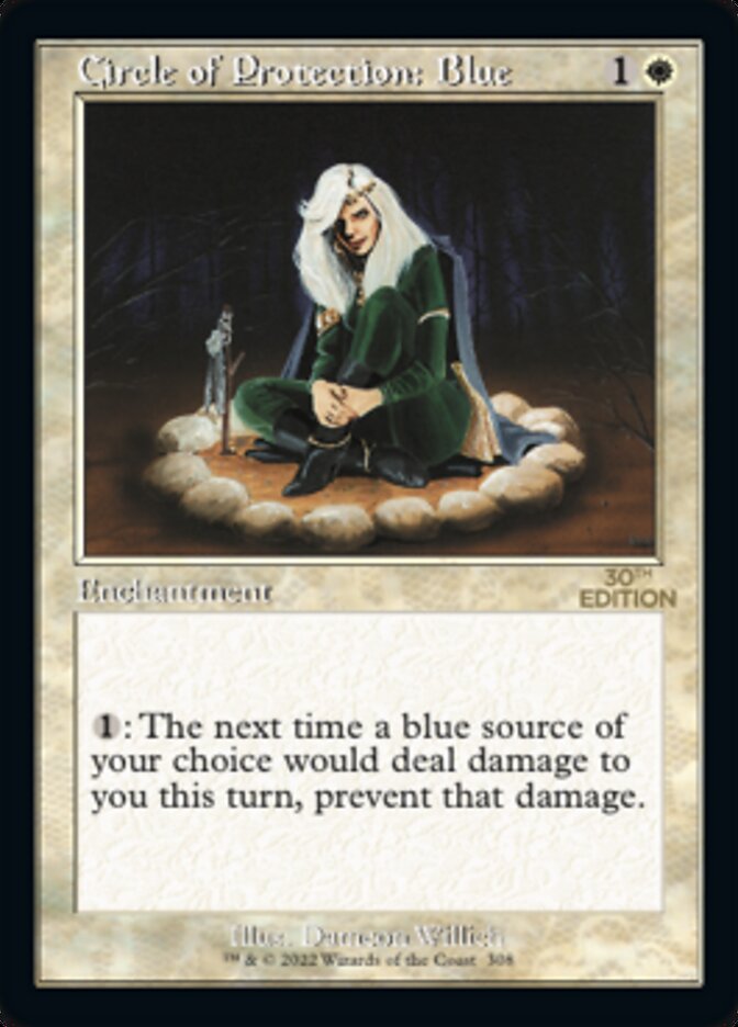 Circle of Protection: Blue (Retro Frame) (30A-308) - 30th Anniversary Edition