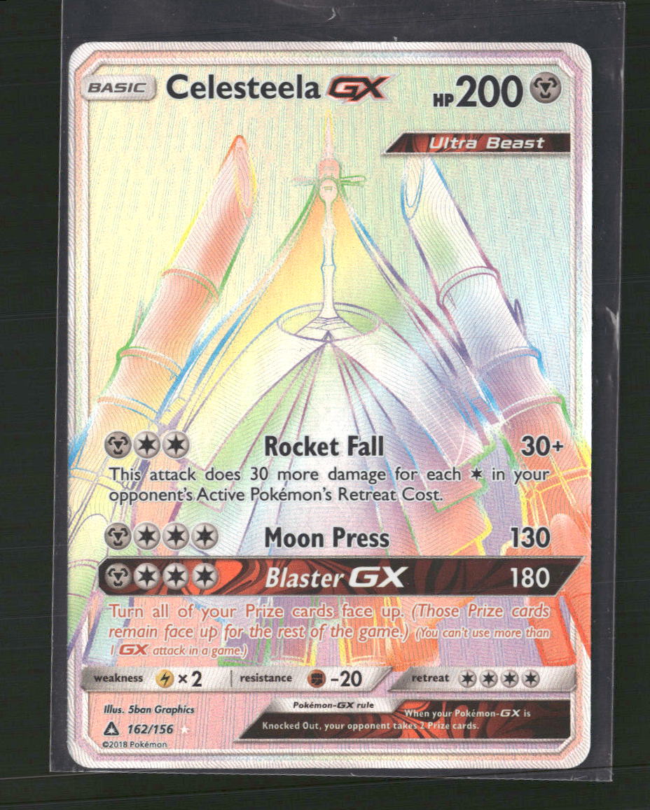 SM - Ultra Prism Celesteela GX (Secret Rare) #162/156