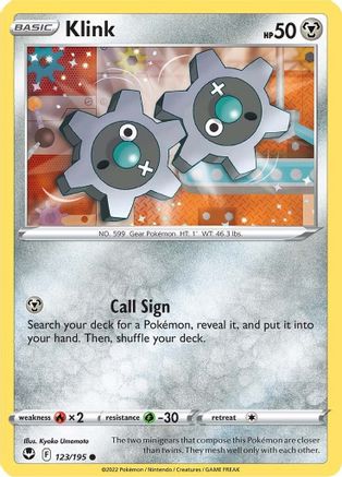 Klink 123/195 - SWSH12 Silver Tempest