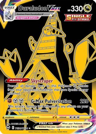 Duraludon VMAX (Secret) TG30/TG30 - SWSH12 Silver Tempest Trainer Gallery Holofoil