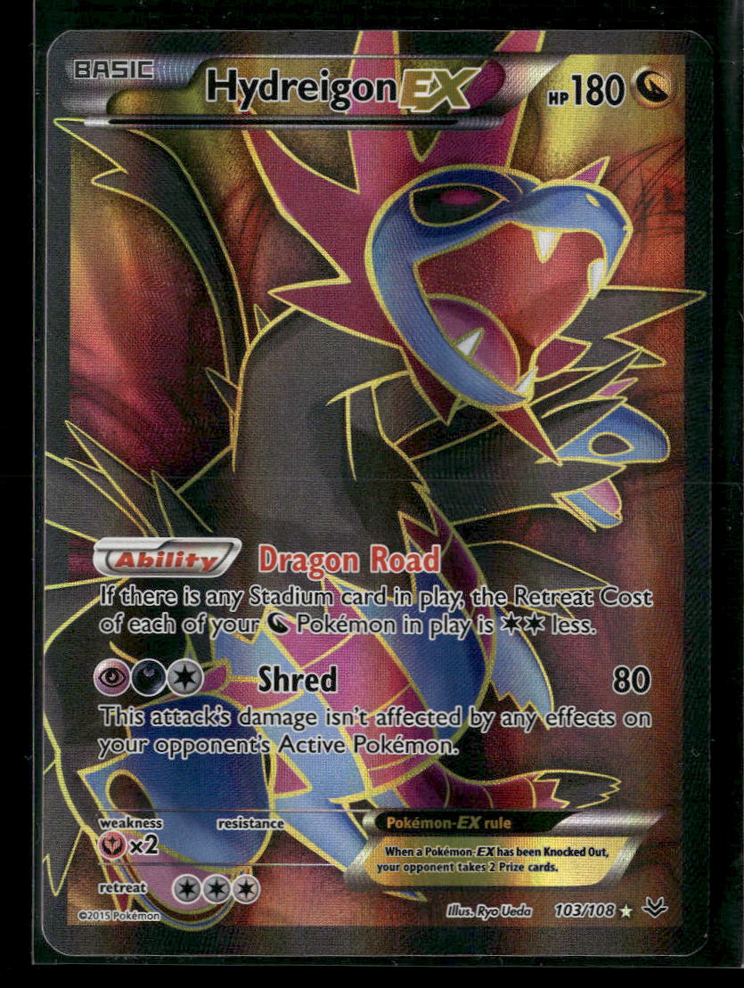 XY - Roaring Skies Hydreigon EX (103 Full Art) #103/108