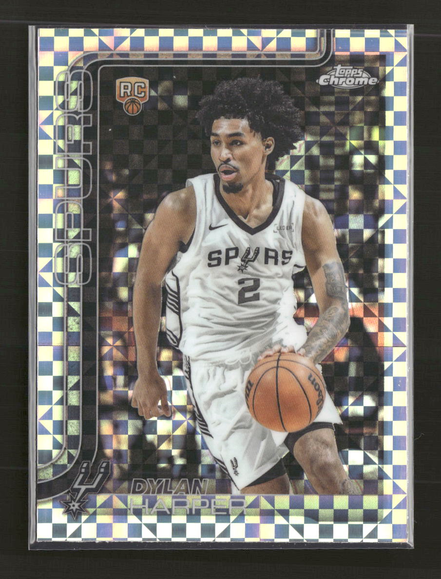 2025-26 Topps Chrome X-Fractor Dylan Harper Rookie #252