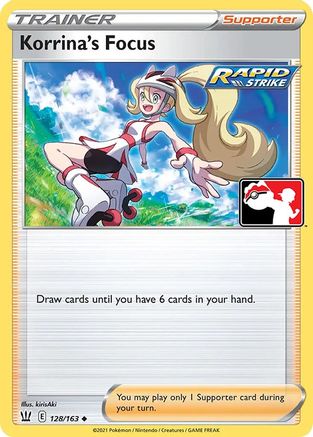 Korrina's Focus 128 - Prize Pack Series Cards