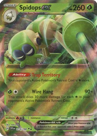 Spidops ex 019/198 - SV01 Scarlet & Violet Base Set Holofoil