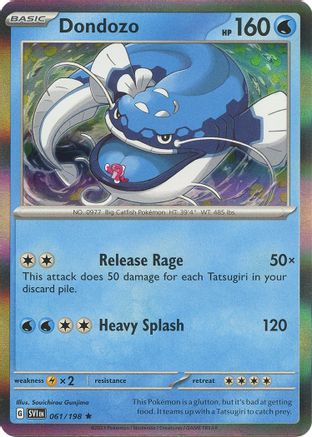 Dondozo 061/198 - SV01 Scarlet & Violet Base Set Holofoil
