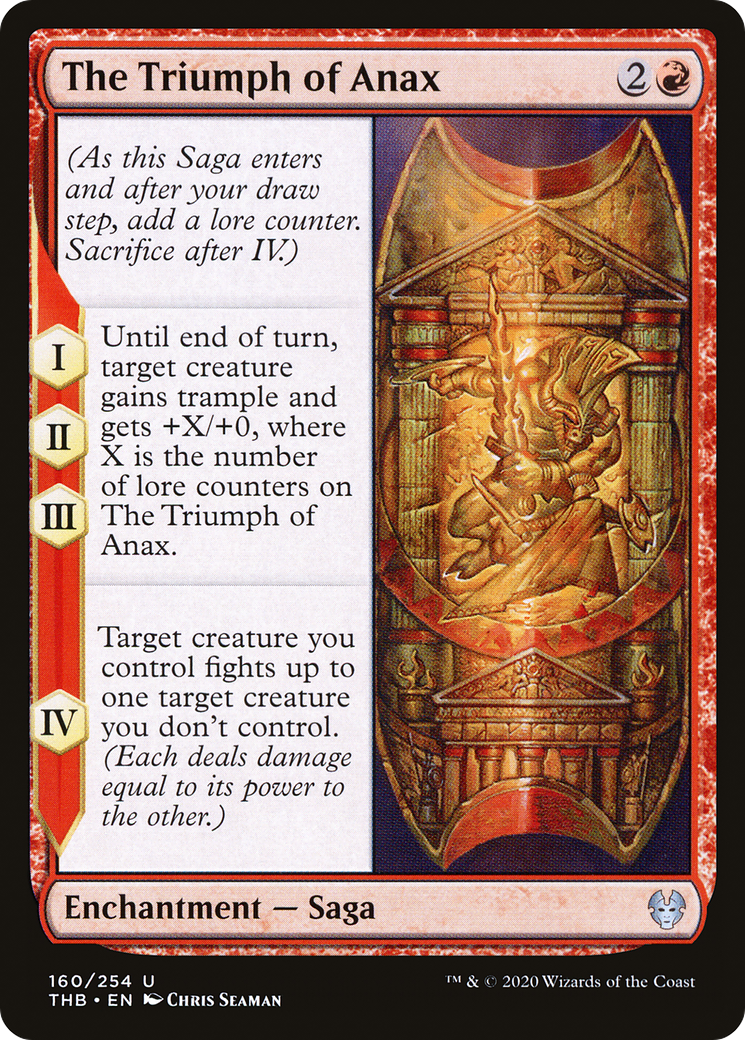 The Triumph of Anax (THB-160) - Theros Beyond Death
